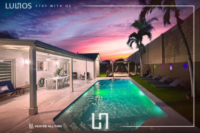 Original art Poolside Fun Miami House MiniGolf L42